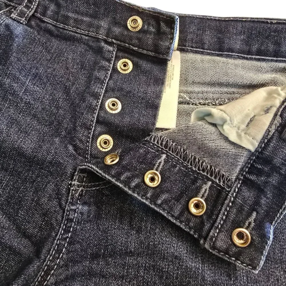 2 Pair Girl's OSHKOSH B'GOSH Denim Shorts sz 12